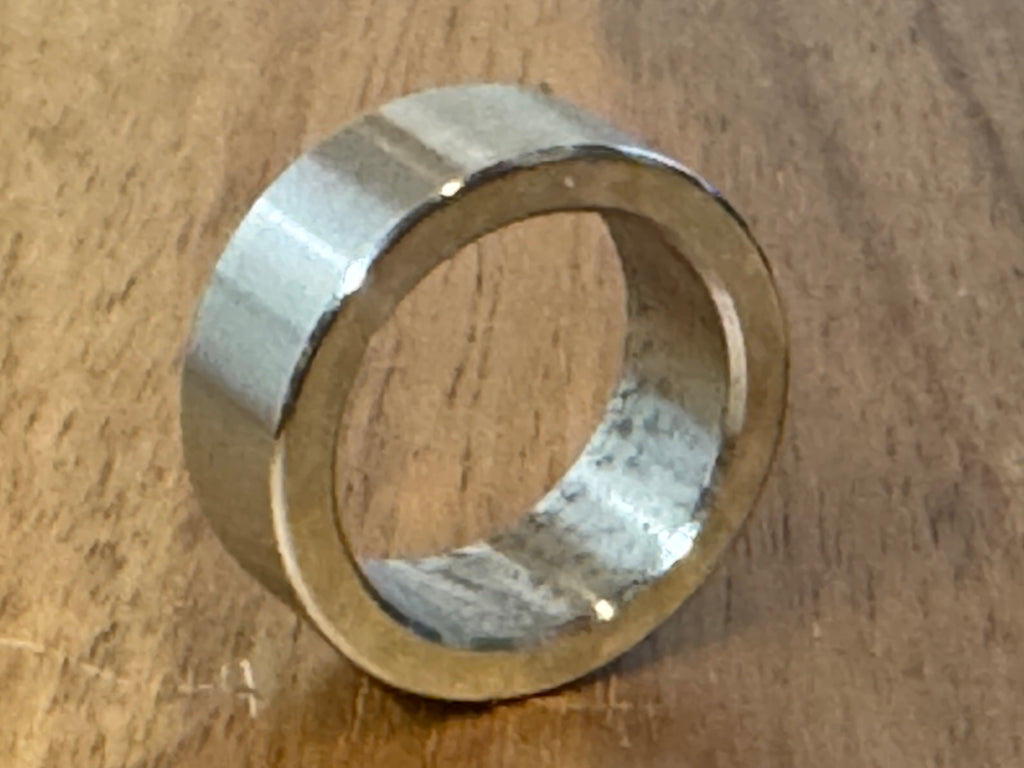 EXTSW 1.007" ID x 1 1/4" (1.240) OD x 3/8” Thick 316 Stainless Spacer