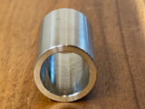 EXTSW 1.007" ID x 1 1/4" (1.240) OD x 2 1/2” Thick 316 Stainless Spacer