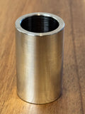 EXTSW 1.007" ID x 1 1/4" (1.240) OD x 2 1/2” Thick 316 Stainless Spacer