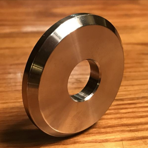 EXTSW BEVELED 3/4" / .757" ID x 1.950" OD x 1/4" Thick 316 SS Shaft Washer