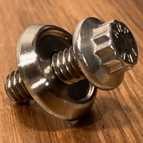 EXTSW BEVELED 1/4” ID x 3/4” (.740") OD x .140/.108” Thick 316 Stainless washer, Fits #611 ARP Bolts