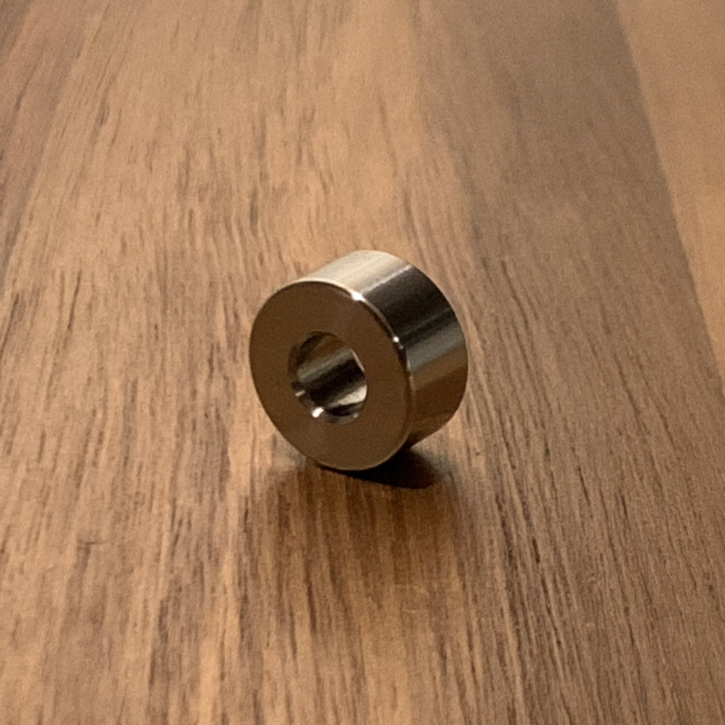 EXTSW 3/16” ID x 1/2” (.490") OD x 1/2” Thick 316 Stainless Spacer