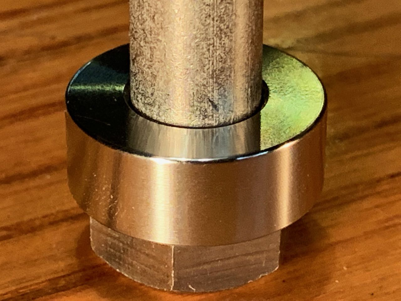 EXTSW 1/2" ID x ( 1" / .990") OD x 3/8" Thick 304 Stainless Spacer