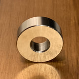 EXTSW 7/16" ID x (1 1/8" / 1.115") OD x 3/8" Thick 316 Stainless Spacer