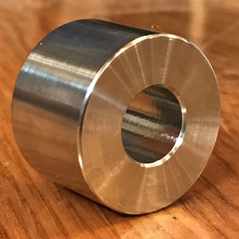EXTSW 5/8" ID x ( 1 1/2” / 1.488") OD x 1 1/4" Thick 304 Stainless Shaft Spacer