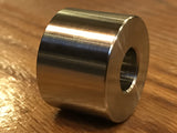 EXTSW  7/16” ID x (1 1/8”/ 1.115" OD) x 1" thick 316 Stainless Steel Spacer
