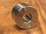 EXTSW  7/16” ID x (1 1/8”/ 1.115" OD) x 1" thick 316 Stainless Steel Spacer