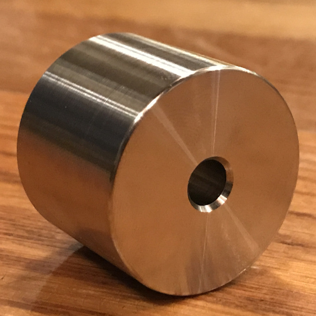 EXTSW 1/4” ID x  ( 1 1/4" / 1.240") OD x 1 1/4” Thick 316 Stainless Spacer