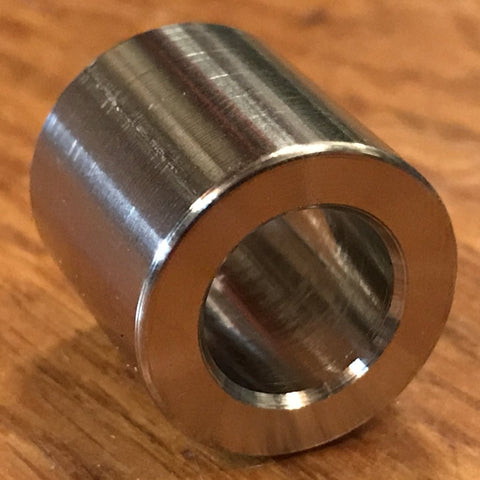 EXTSW 7/16” ID x 3/4” (.740")  OD x 3/4" Thick 304 Stainless Steel Spacer