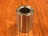 EXTSW  7/16" ID x 3/4” (.740" OD) x 1" Thick 304 Stainless Spacer