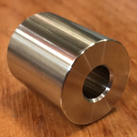 EXTSW  7/16” ID x (1 1/8” / 1.115" OD) x 1 1/4” thick 316 Stainless Spacer