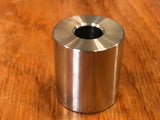 EXTSW  7/16” ID x (1 1/8” / 1.115" OD) x 1 1/4” thick 316 Stainless Spacer