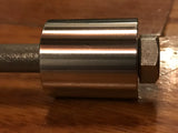 EXTSW  7/16” ID x (1 1/8” / 1.115" OD) x 1 1/4” thick 316 Stainless Spacer