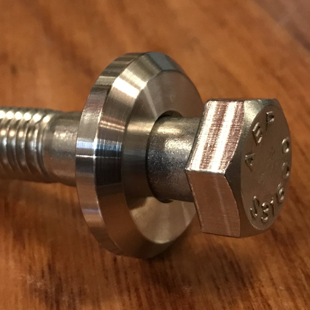 EXTSW BEVELED 1/2" ID x ( 1 1/4" / 1.240") OD x 1/4" thick 304 Stainless Washer