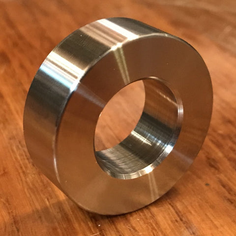 EXTSW 20.2 mm ID x 37.86 mm OD x 12.7 mm" Thick 316 Stainless Spacer