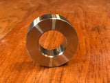 EXTSW 20.2 mm ID x 37.86 mm OD x 12.7 mm" Thick 316 Stainless Spacer