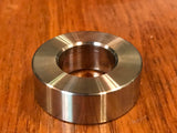 EXTSW 20.2 mm ID x 37.86 mm OD x 12.7 mm" Thick 316 Stainless Spacer