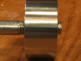 EXTSW 1/2-13 Tapped / Threaded ID x 2" OD x 1" Thick 304 SS Boss