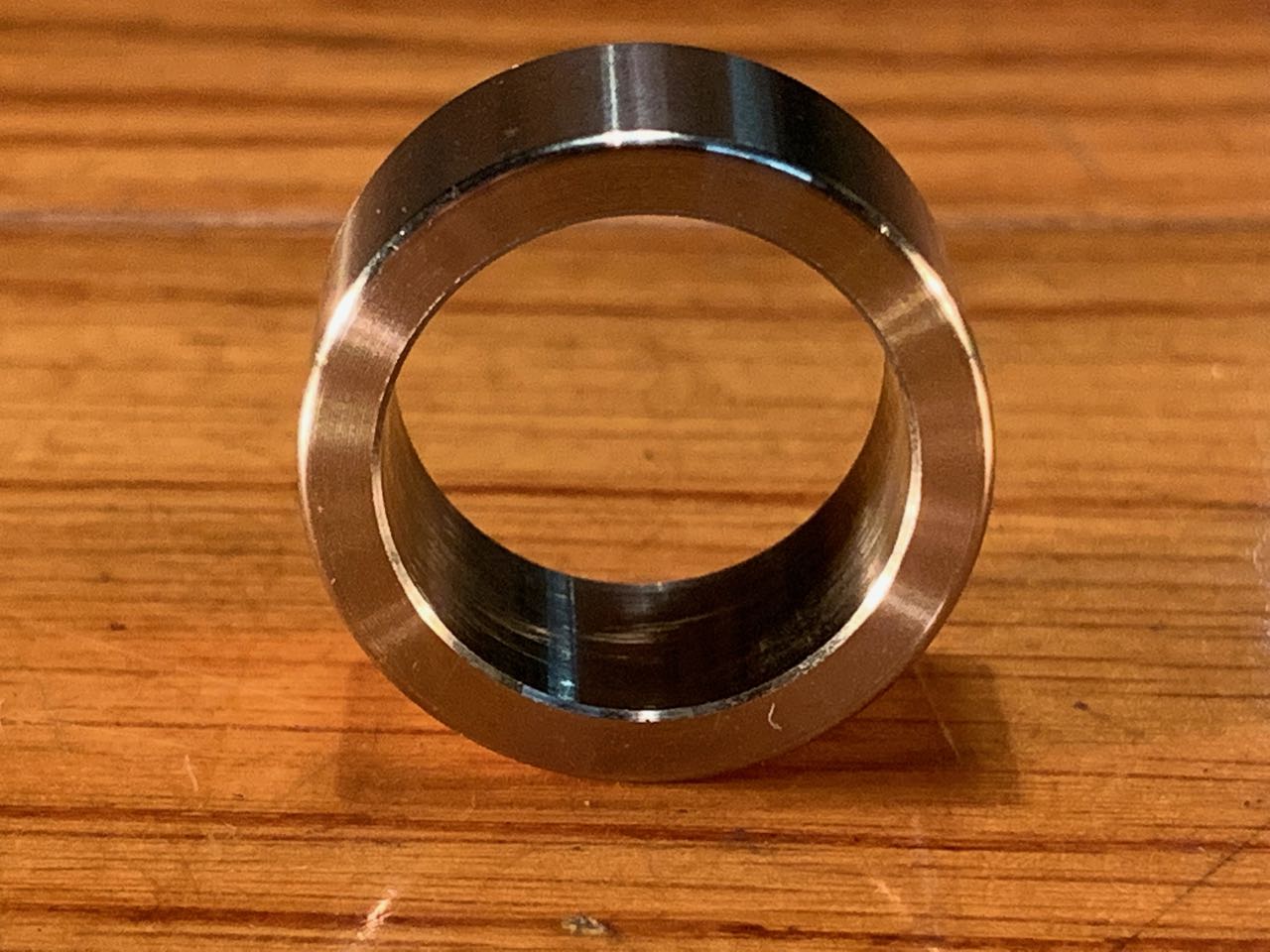 EXTSW 3/4" / .757 ID x  ( 1" / .990") OD x 7/8" Thick 316 Stainless Spacer