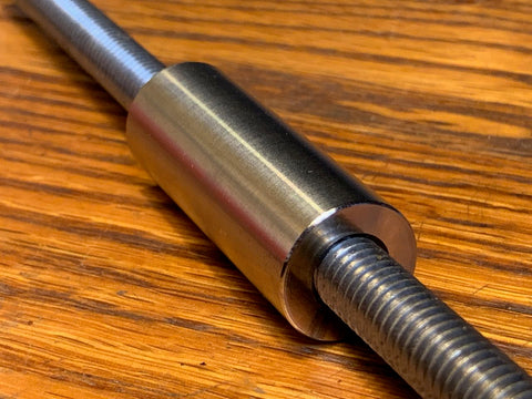 EXTSW 7/16" ID x 3/4” (.740") x 2" Long 304 Stainless Shaft Spacer