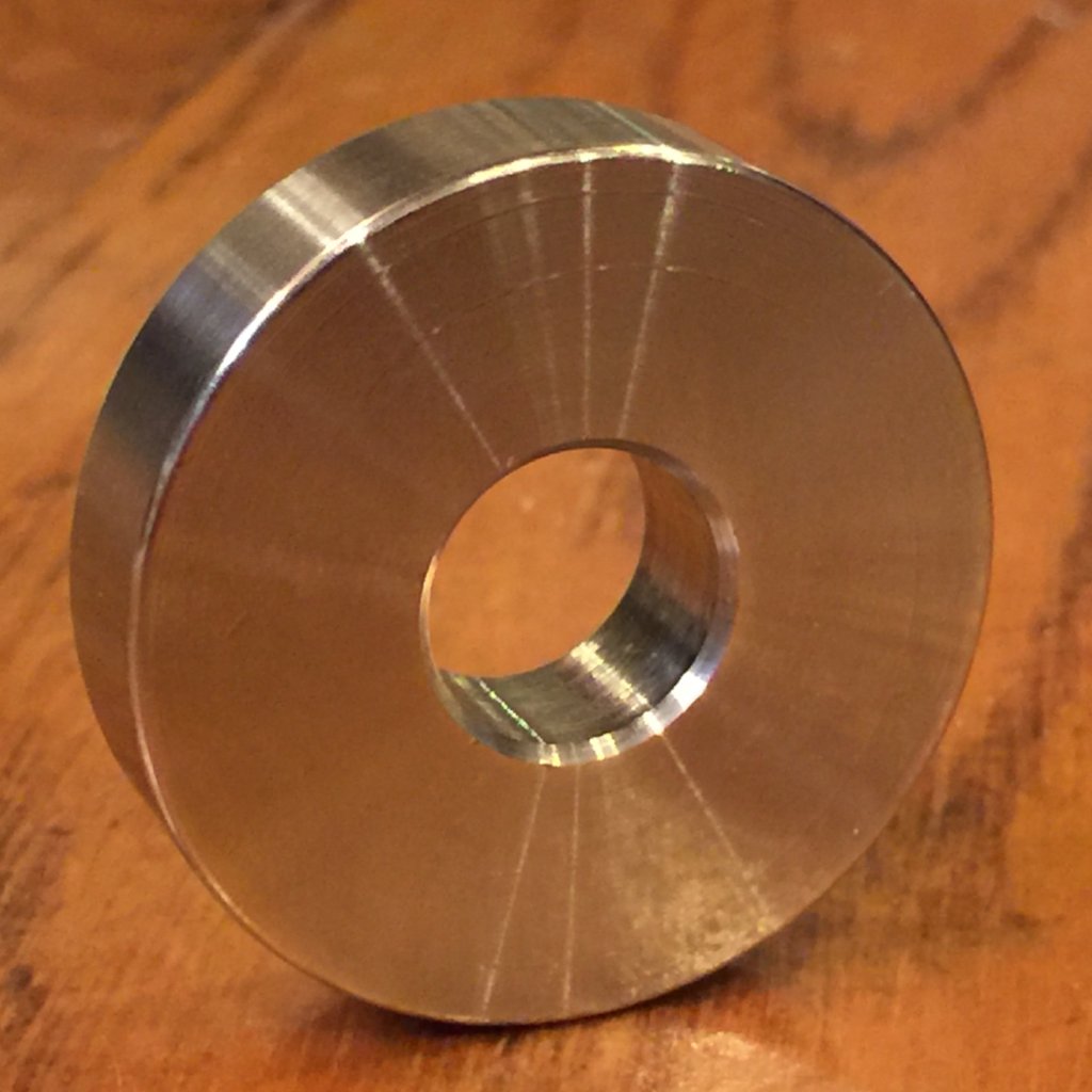 EXTSW  1/2" ID x ( 1 1/2” / 1.490") OD x 3/8" Thick 304 Stainless Spacer